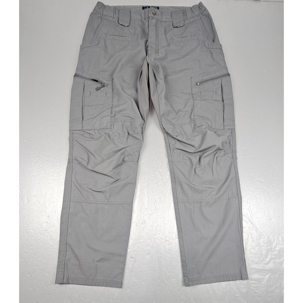 LAPG Atlas Tactical Pants Mens 36x34 Gray Stretch Ripstop Cargo Pockets STS